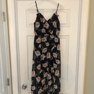 High low floral dress